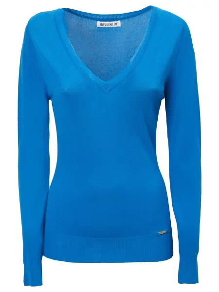 Influencer Pulover azur
