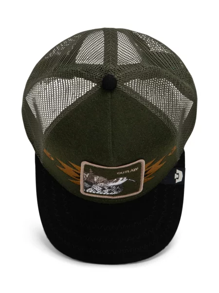 Goorin Bros шапка trucker с вълна Canyon Outlaw зелено