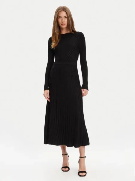 United Colors Of Benetton Rochie tricotată negru