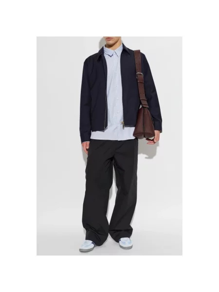 A.P.C. koszula chemise malo sans poche niebieska