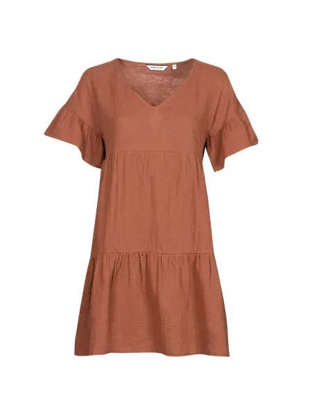 Mini obleka Naf Naf bordo