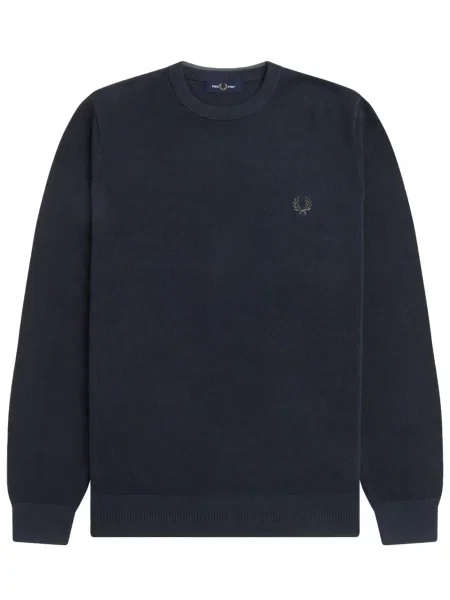Džemper Fred Perry s vezom zelena