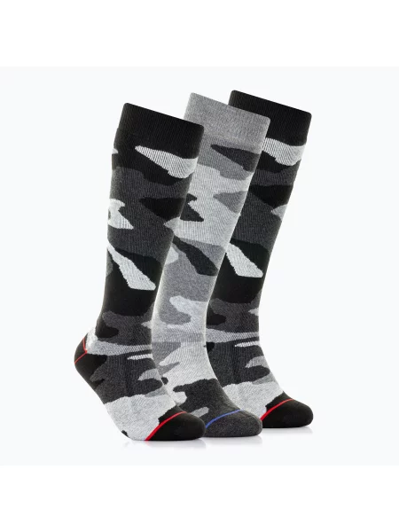 Скиорски чорапи Surfanic Pro Tech Plus black camo черно