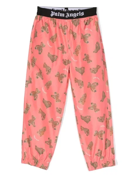 Spodnie dziecięce Palm Angels pomarańczowe
