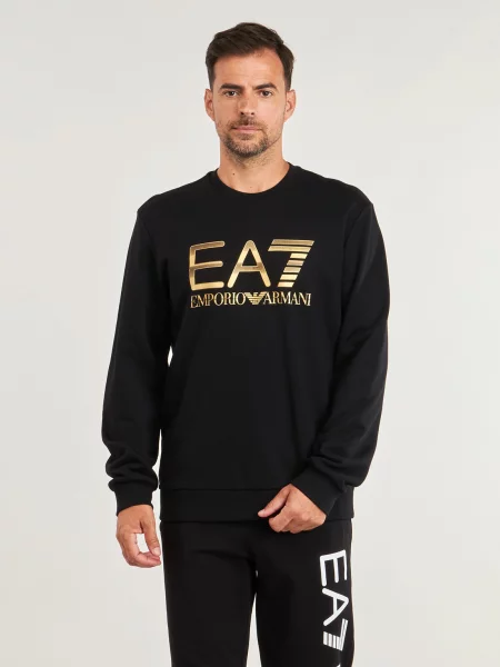 Mikina Emporio Armani Train Logo Series T-Top Big Logo black černá