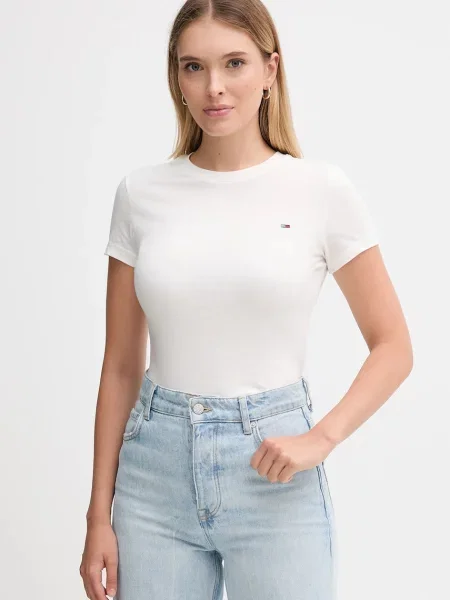 Тениска Tommy Jeans 2 броя дамска черно