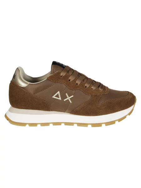 Sneakersy Sun68 brązowe