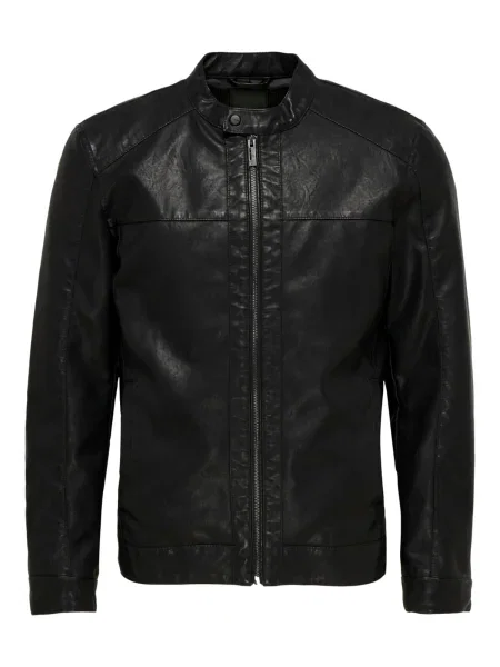 Only & Sons Geacă de primăvară-toamnă Mike' negru