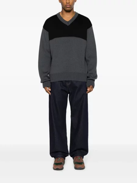 Plačiakojis džinsai Carhartt Wip mėlyna