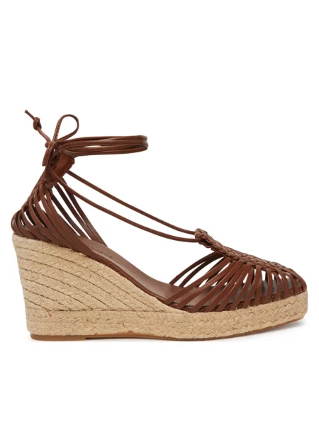 Espadryle Weekend Max Mara brązowe