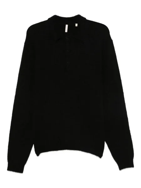 Kołnierzykowy sweter Sunflower czarny