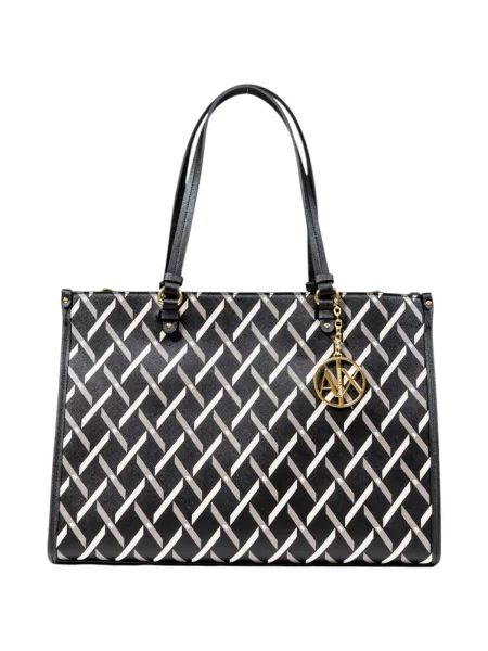 Kabelka Armani Exchange väzby čierna