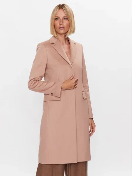 Calvin Klein Palton de lână bej