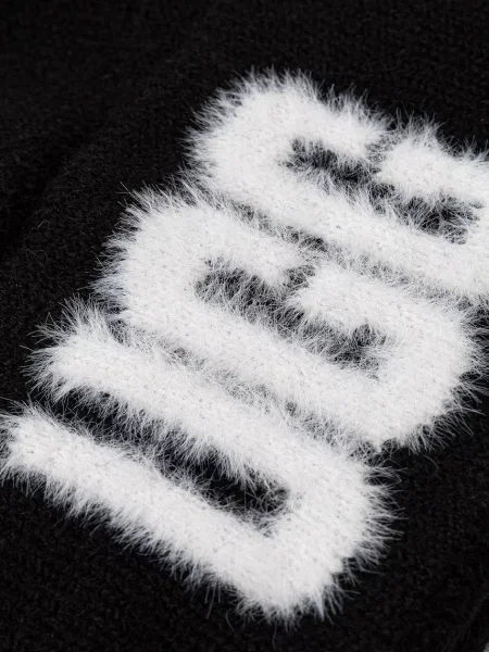 UGG căciulă cu amestec de lână negru