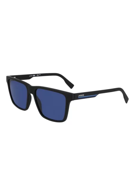 Ochelari de soare Lacoste cu imagine negru