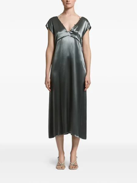 Rochie midi Peserico din satin verde