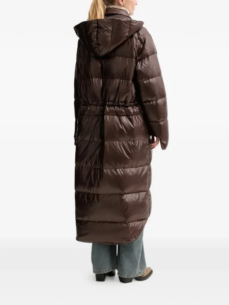 Geacă parka Mmc Studio cu glugă maro