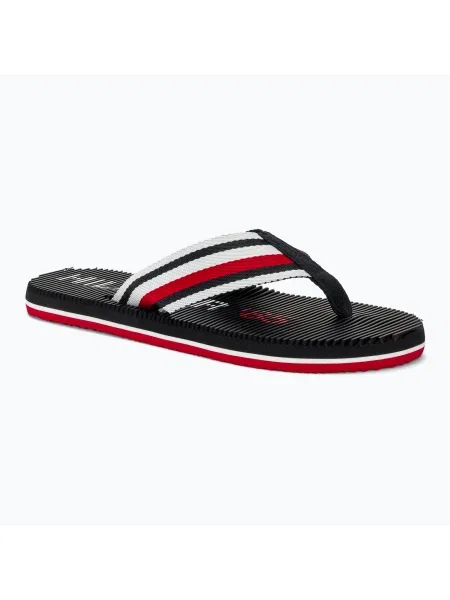 Мъжки Tommy Hilfiger Massage Footbed Oly Beach Sandal desert sky джапанки синьо