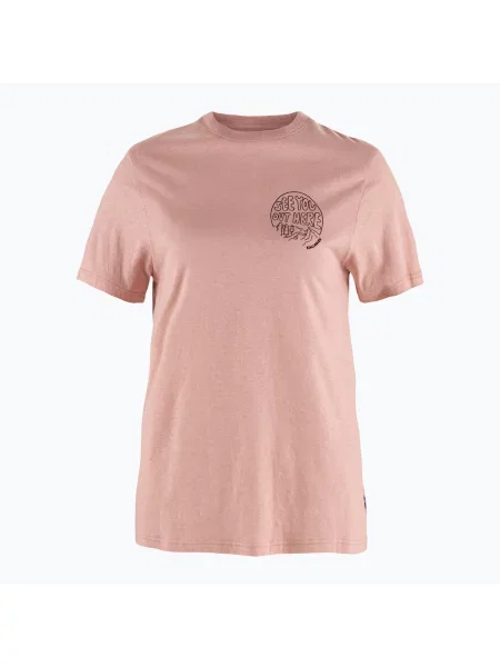 Koszulka Fjällräven Hemp Blend Out Here chalk rose różowa
