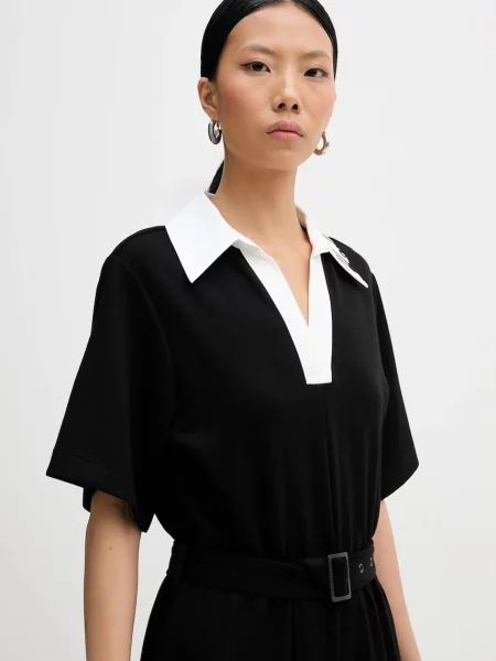 Ошейниковый комбинезон Karl Lagerfeld черный