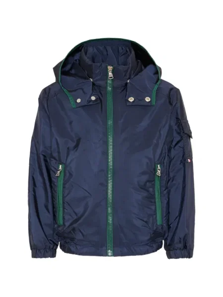 Kurtka dziecięca Moncler Enfant niebieska