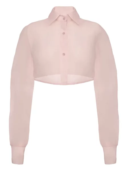 Koszula Lika z organzy różowa