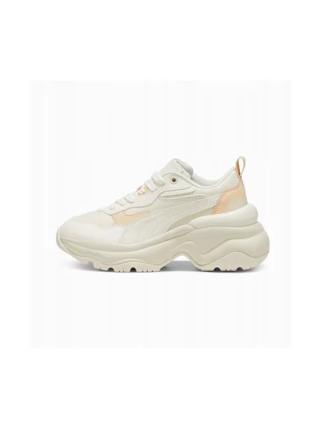 Pantofi Puma cu pană bej
