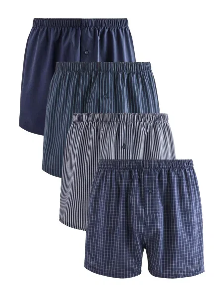 Next Boksarice marine / mornarska / svetlo siva bela