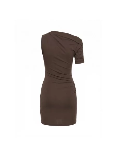 Sukienka mini Jacquemus brązowa