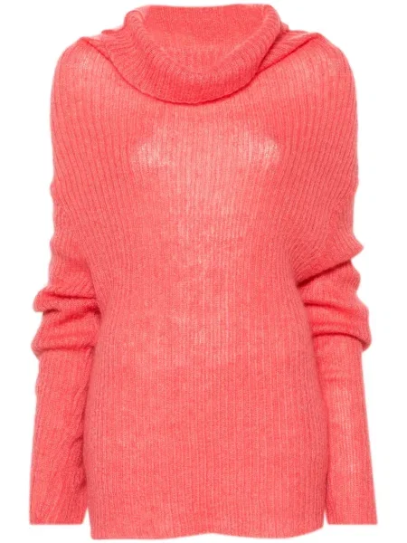 Sweter Yohji Yamamoto różowy