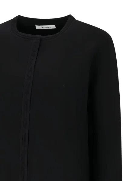 Cardigan Max Mara cu decolteu rotund negru