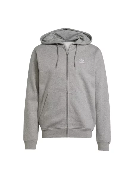 ADIDAS ORIGINALS Gornji dio trenirke Trefoil Essentials melange siva