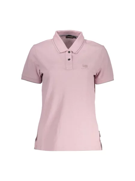 Koszulka polo Napapijri różowa