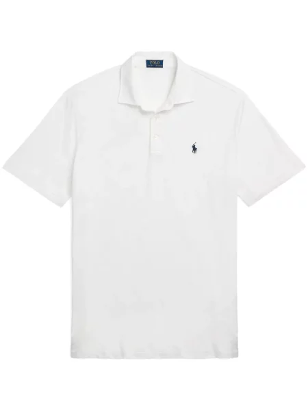 Φλοράλ παντελόνι Polo Ralph Lauren με κέντημα με λαιμόκοψη v μπλε