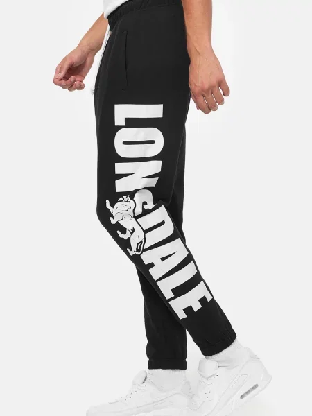 Pantaloni sport Lonsdale negru