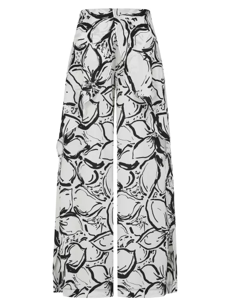 HotSquash Pantaloni negru alb