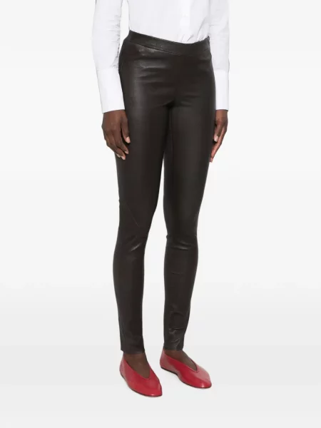 Pantaloni Arma din piele maro