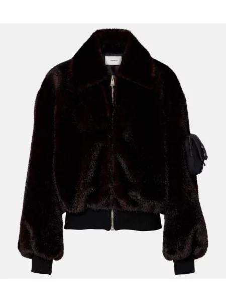 Kurtka bomber Coperni o krotszym kroju brązowy