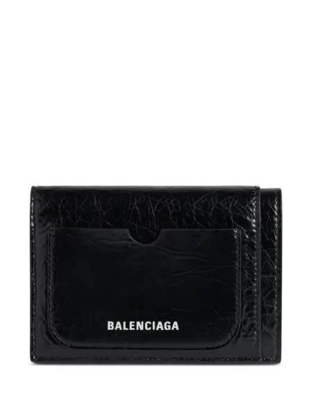 Portofel Balenciaga din piele negru