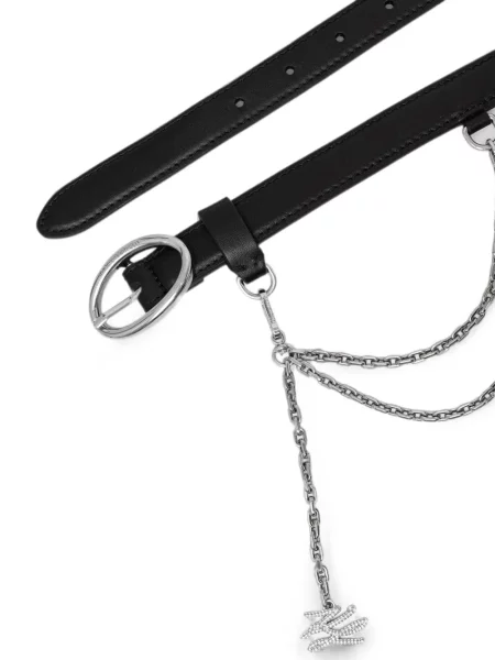 Cu centură curea Karl Lagerfeld negru