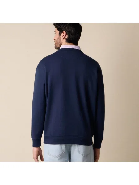 Bluza Brooks Brothers z logo niebieska