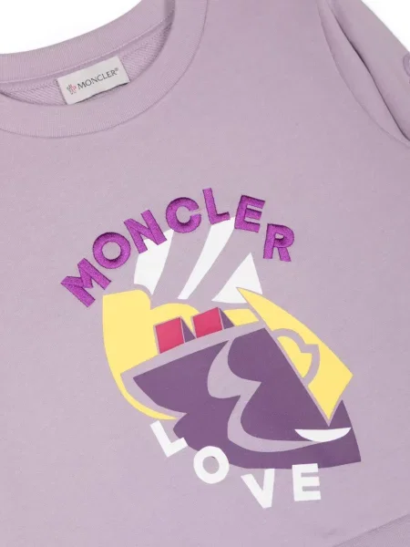 Bluza dziecięca Moncler Enfant fioletowa