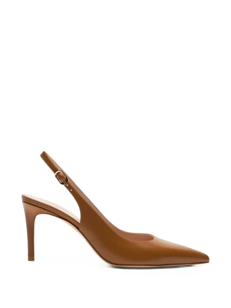 Pantofi cu toc Stuart Weitzman slingback maro