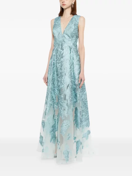 Rochie Saiid Kobeisy de costum albastru