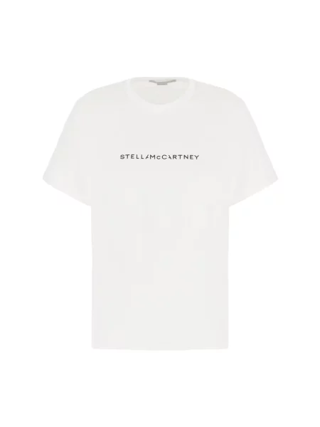 Koszulka Stella Mccartney z dżerseju biała