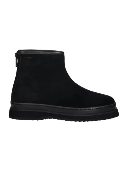Buty do kostki Gant skórzane czarne