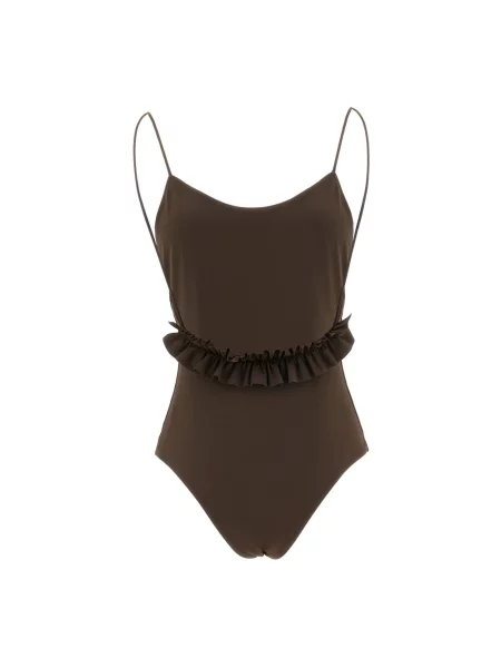 Strój kąpielowy Jacquemus brązowy
