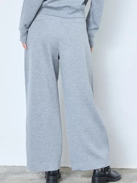 Co'couture Pantaloni LanceCC Pleat amestecat gri