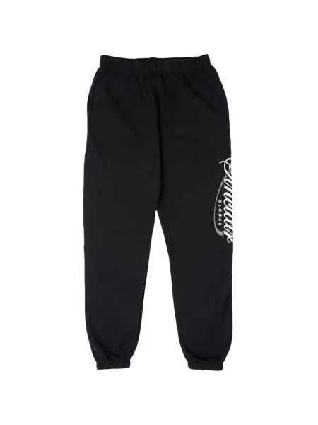 Pantaloni Sinclair cu imagine alergare negru