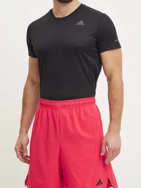 Къс панталон за трениране adidas Performance Designed for Training червено